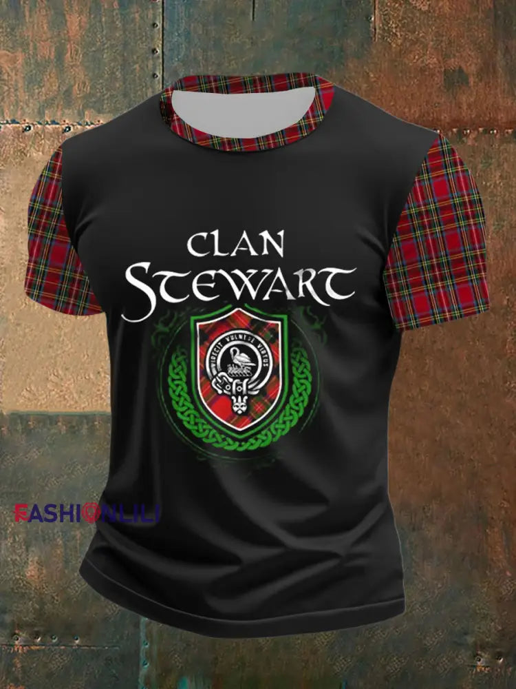 Men's Scottish Flag Short Sleeves T-shirt