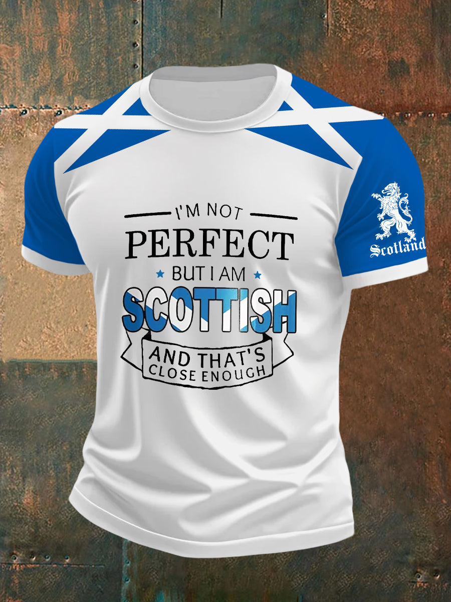Men's Scottish Flag Short Sleeves T-shirt