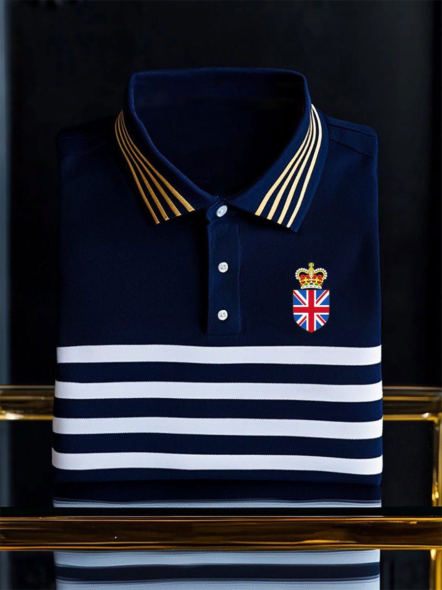 Men's Vintage British Crown Casual Shirt