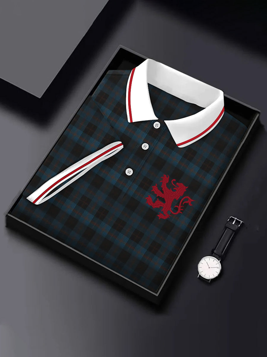 Men's Vintage Scotland Lion Short Sleeve Top