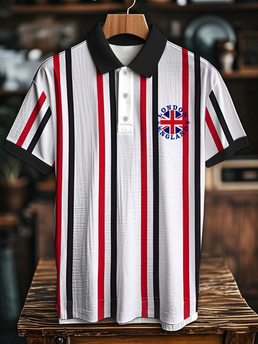 Men's Vintage London England Casual Shirt