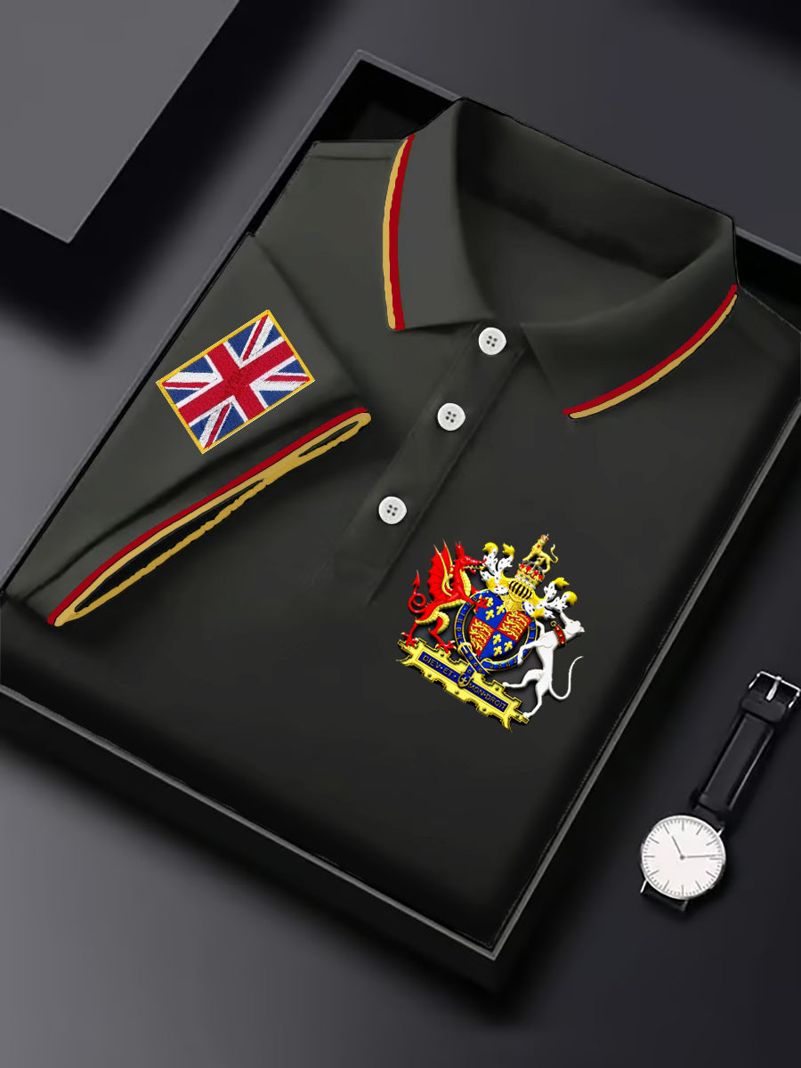 Men's British Business Badge Top