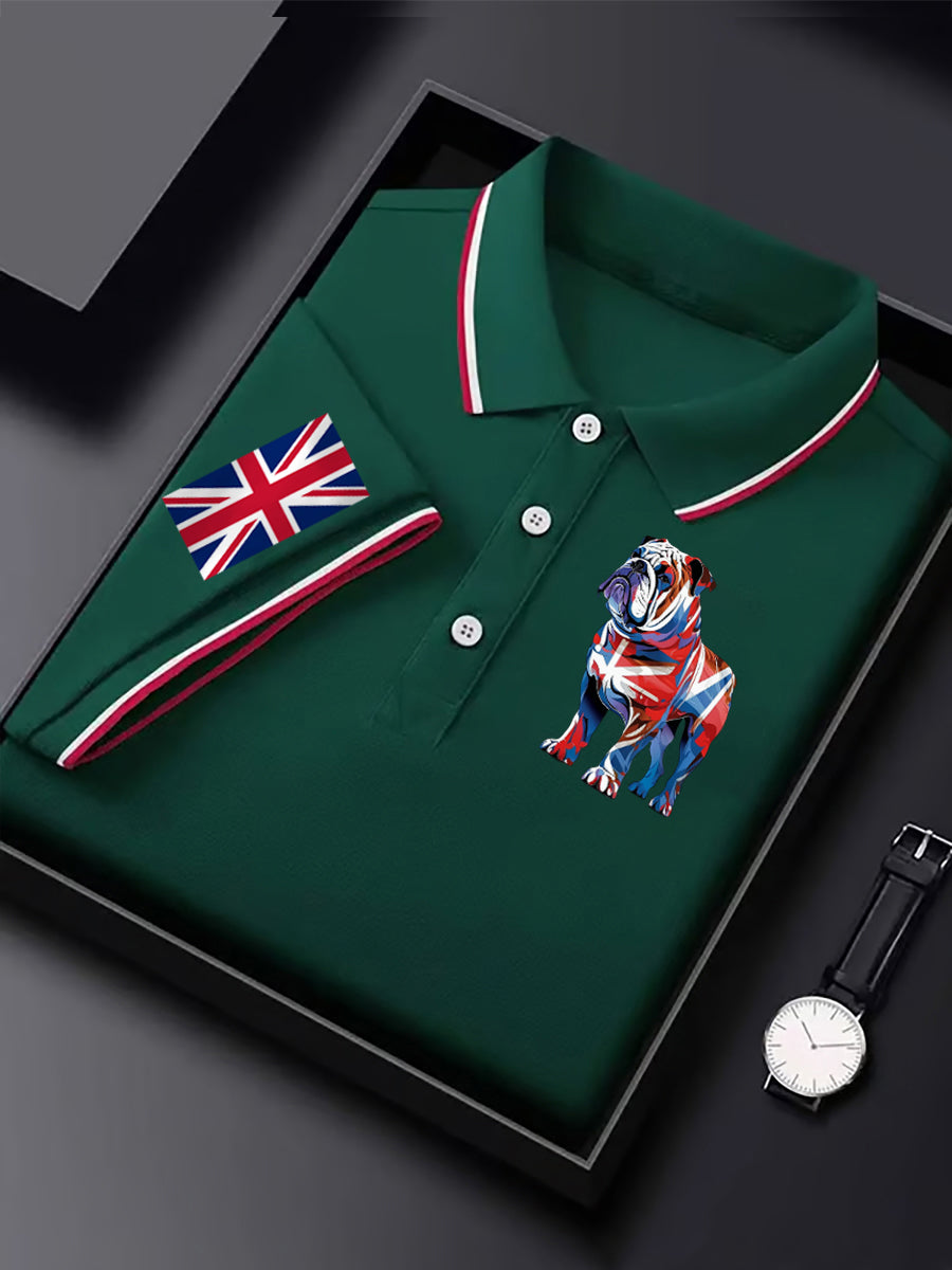 Men's Vintage England Flag Casual Shirt