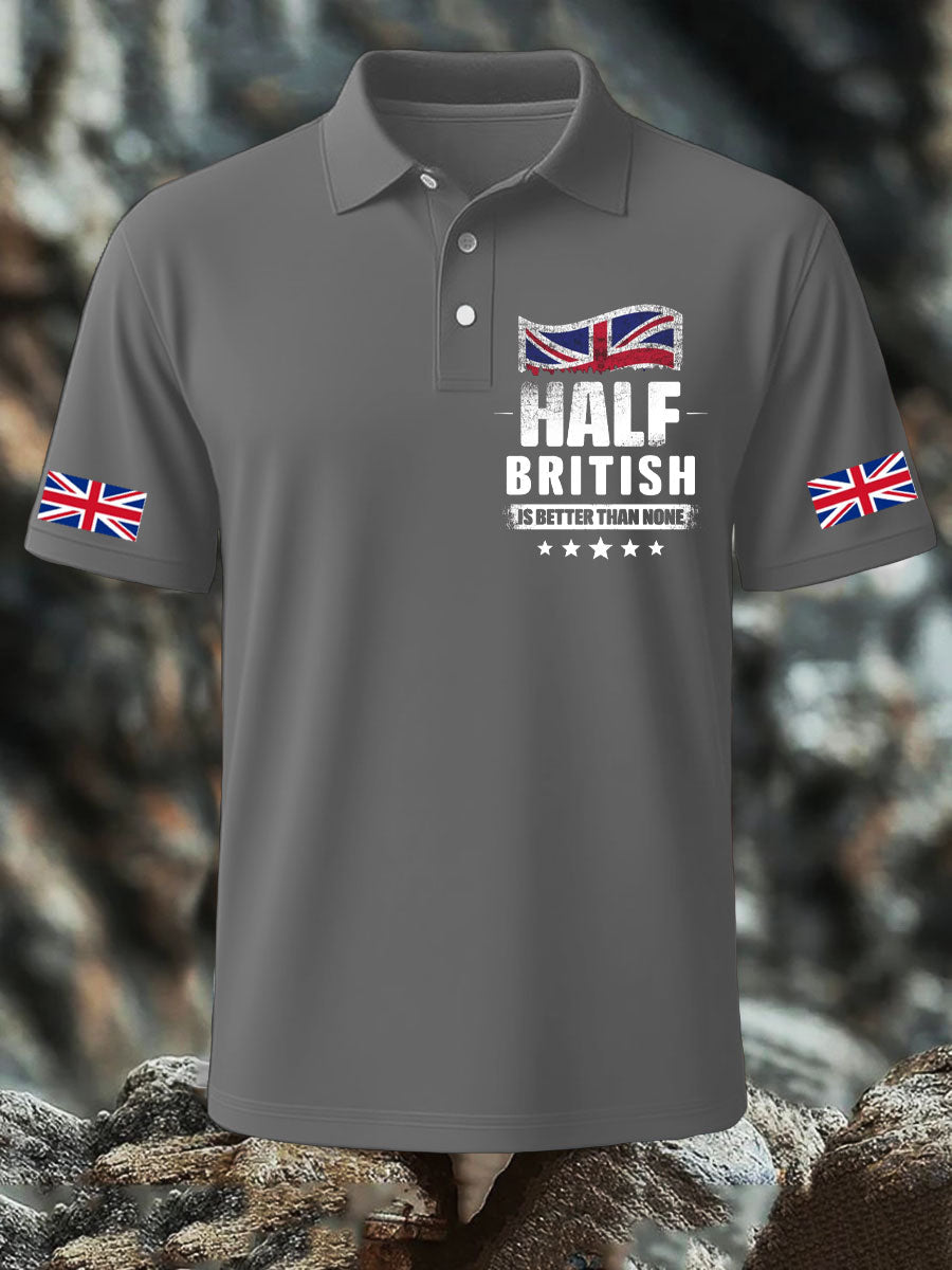 Men's UK Flag Pride Patriotic Printed Casual Tops