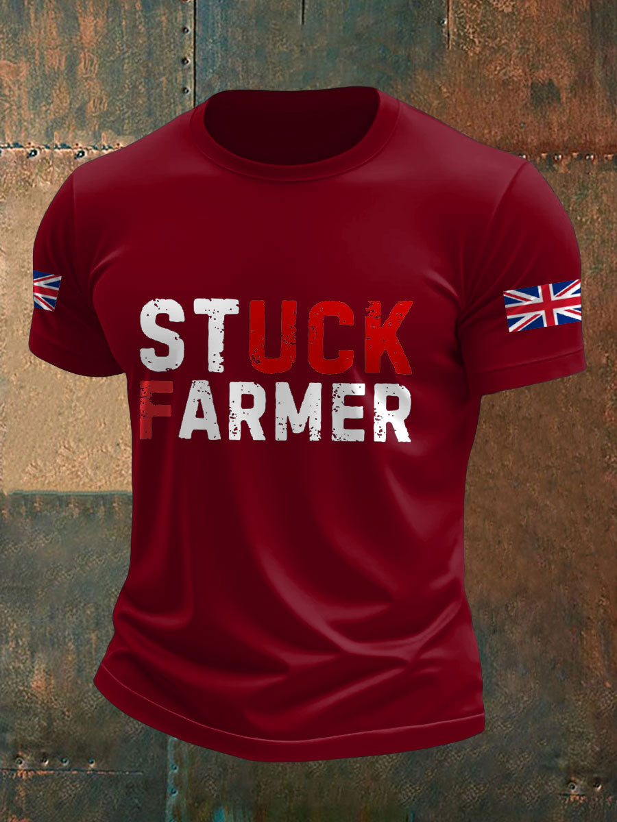 Men's UK Flag Printed T-shirt