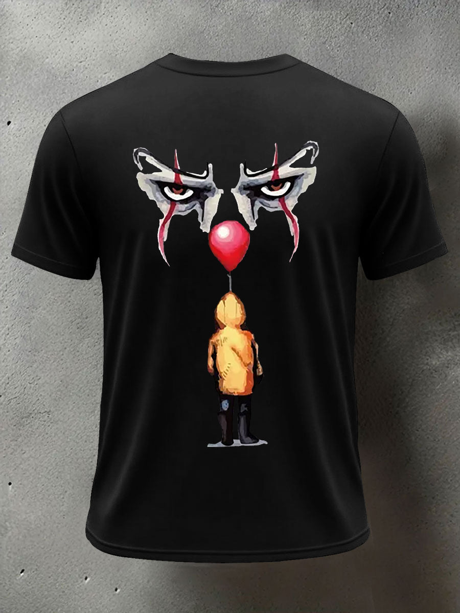 Men's Horror Halloween You'll Float Too Short Sleeve T-shirt