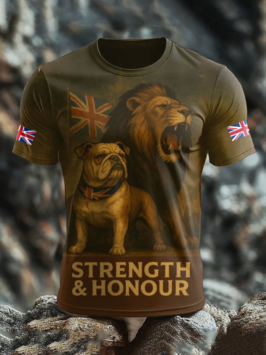 Men's UK Flag Proud Printed T-shirt