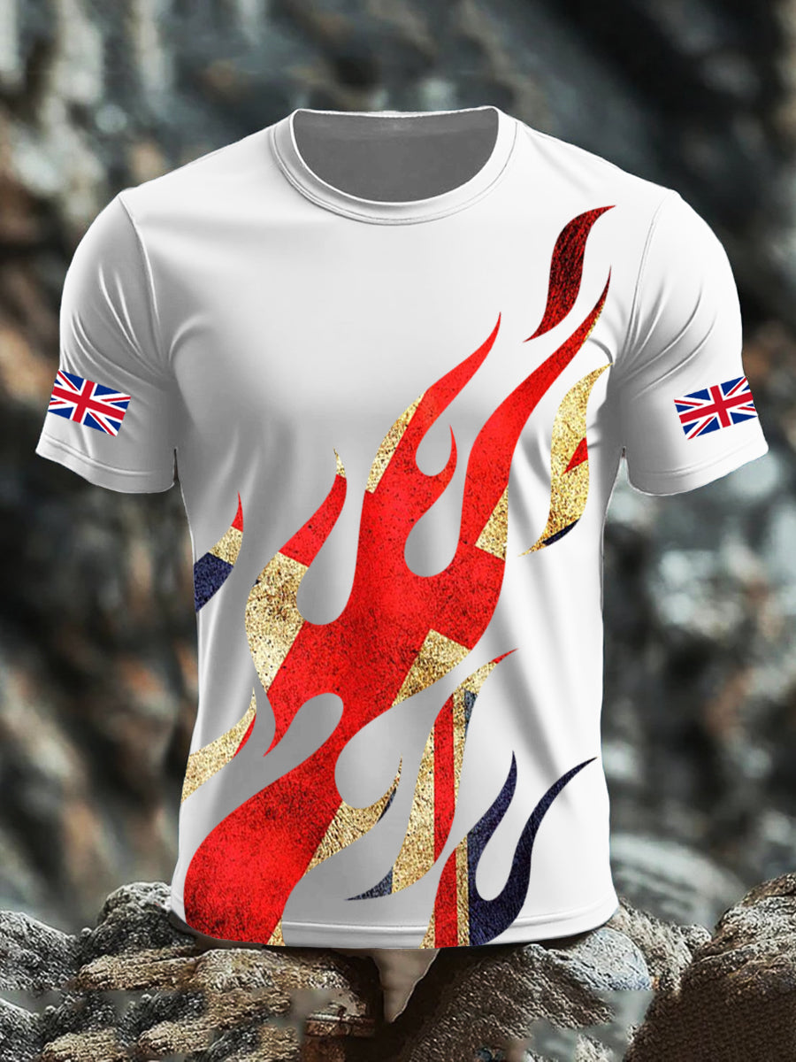 Men's UK Flag Printed T-shirt