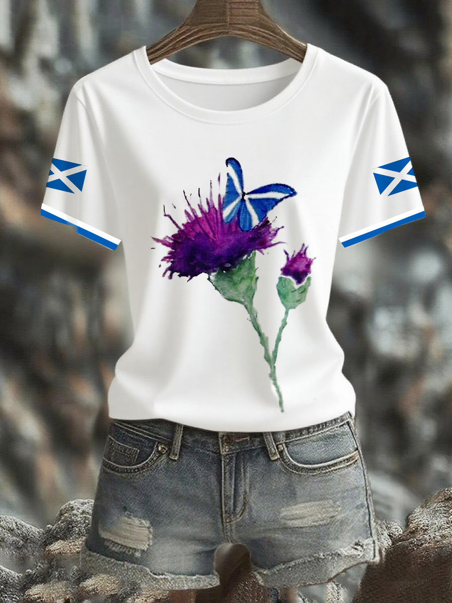 Women's Scottish Flag Short Sleeve T-shirt