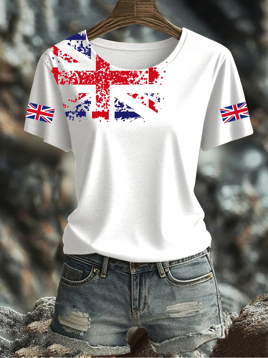 Men's UK Flag Printed T-shirt