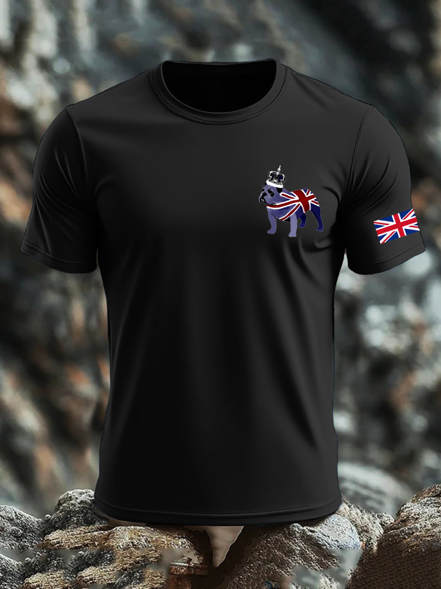 Men's UK Flag Printed T-shirt
