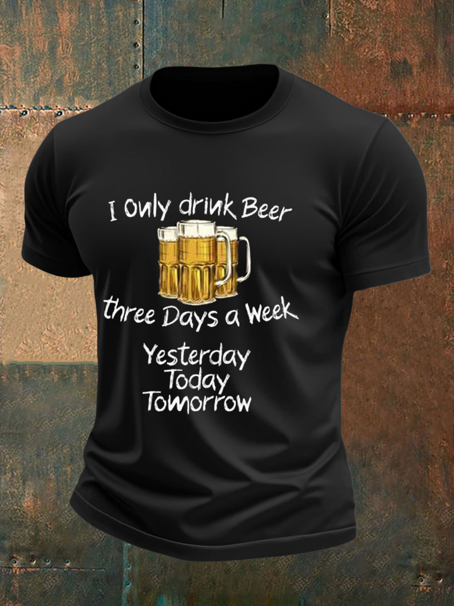 Men's Liquor Printed T-shirt