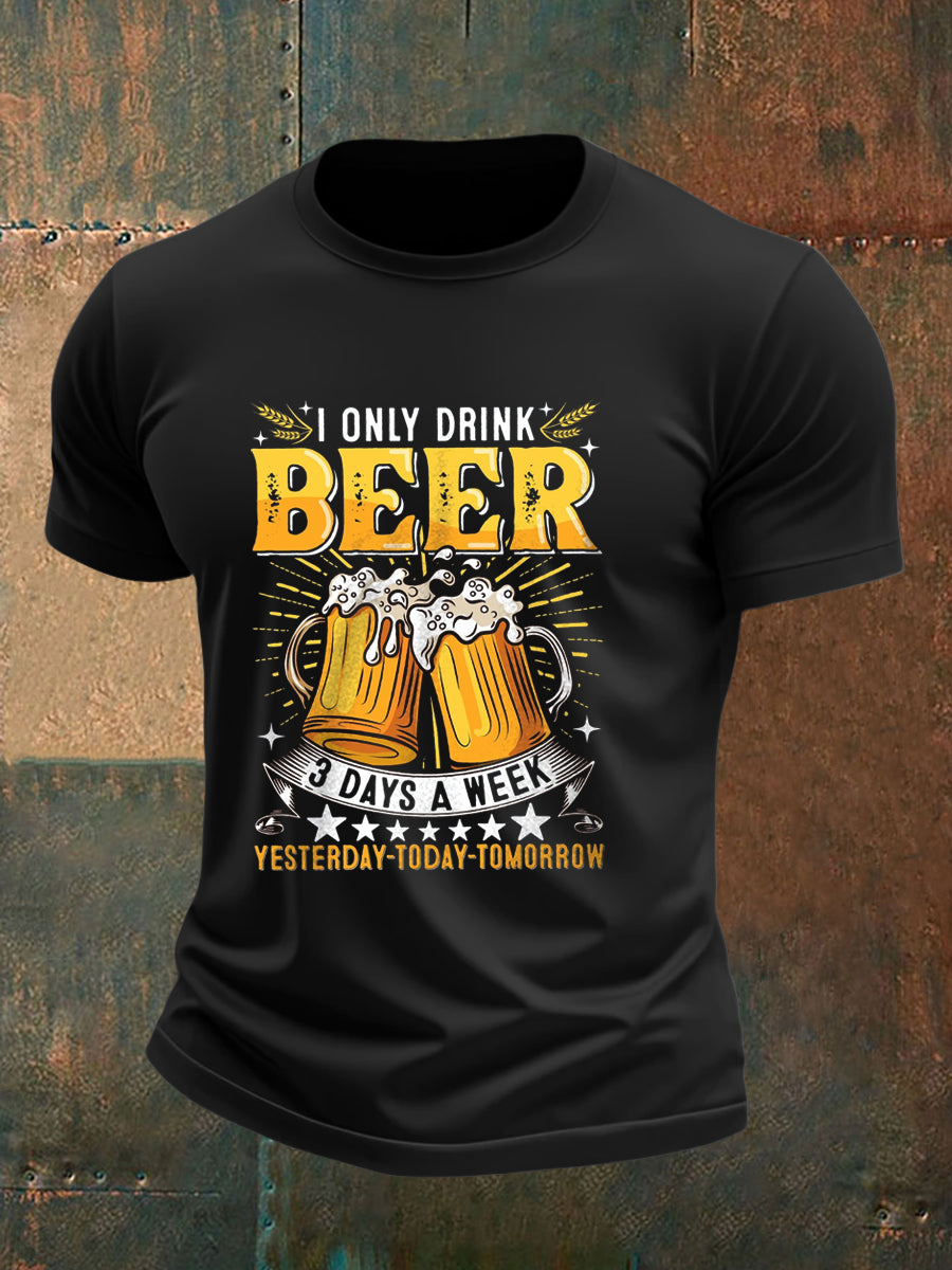 Men's Liquor Printed T-shirt