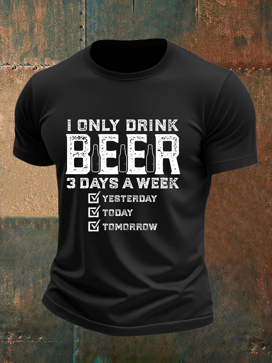 Men's Liquor Printed T-shirt