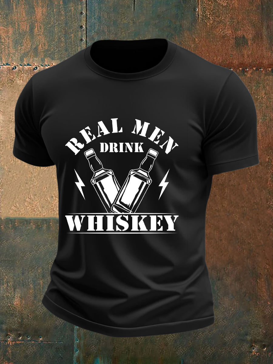 Men's Liquor Printed T-shirt