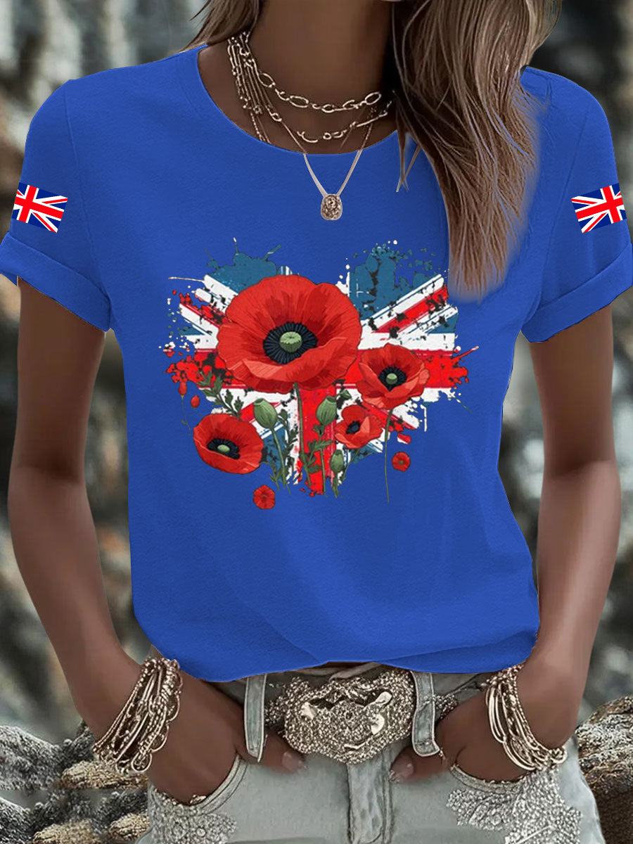 Men's UK Flag Printed T-shirt