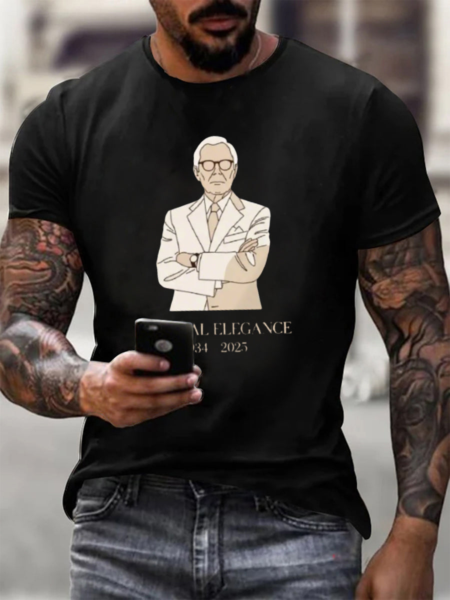 Men's Eternal Elegance In Loving Memory Fashion Legend T-shirt