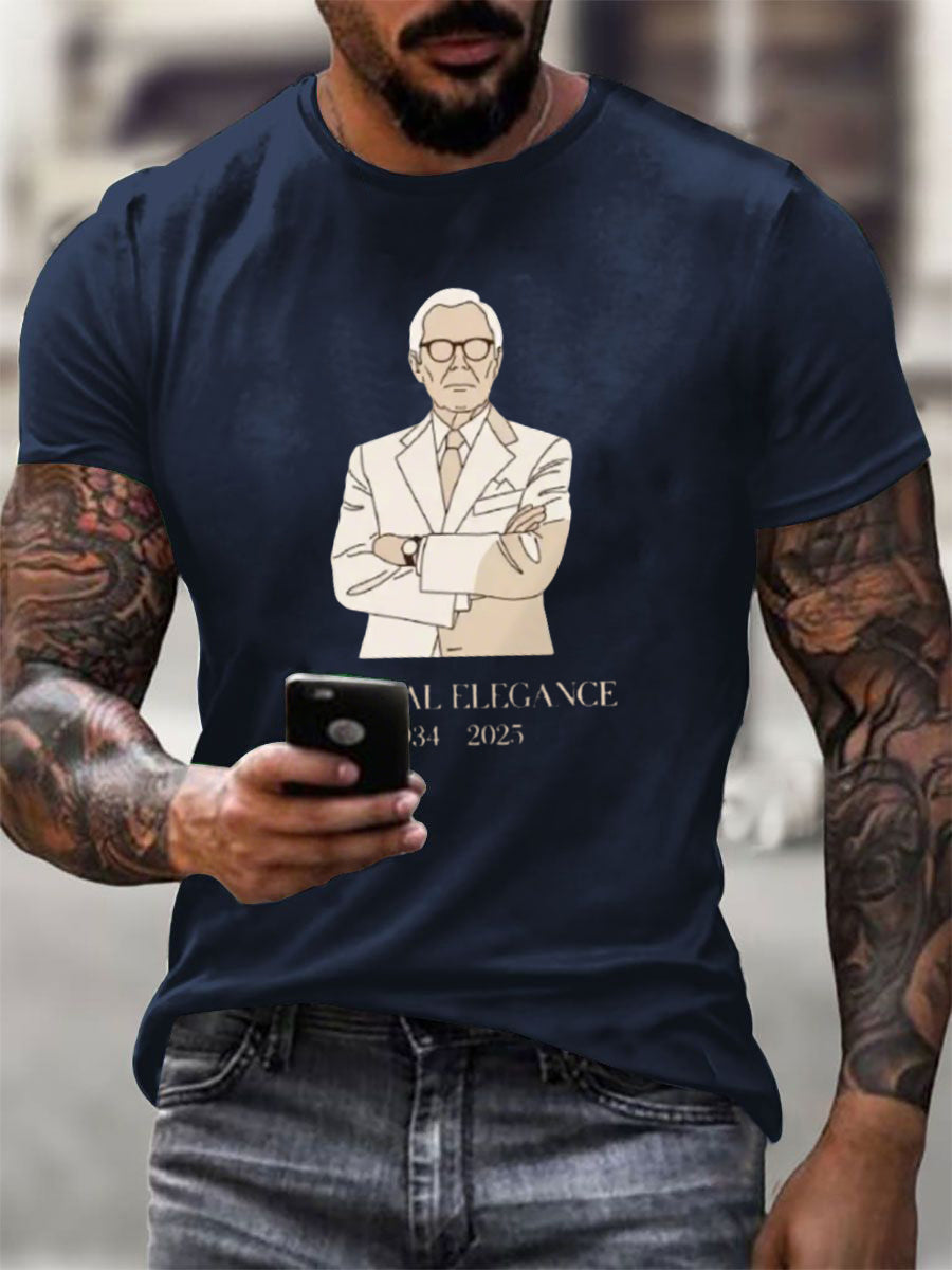 Men's Eternal Elegance In Loving Memory Fashion Legend T-shirt