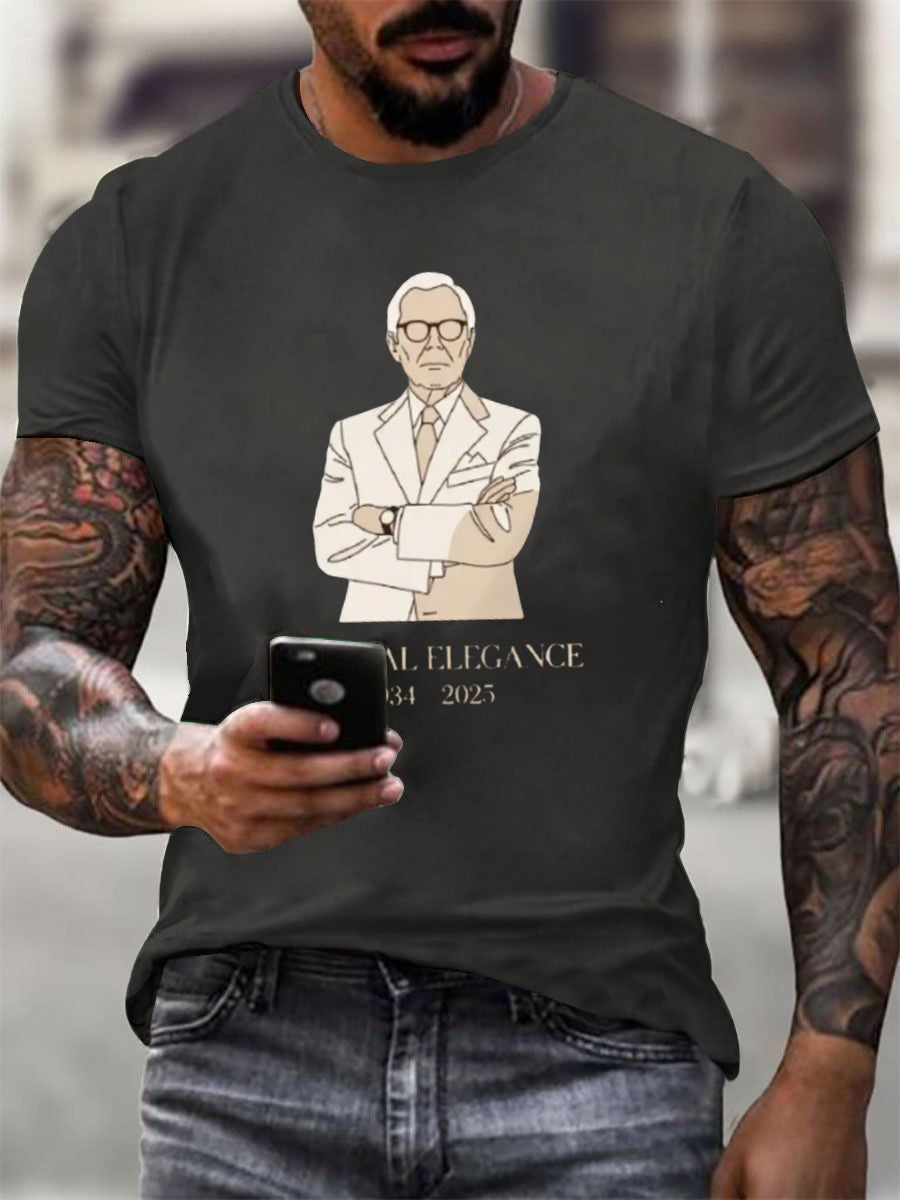 Men's Eternal Elegance In Loving Memory Fashion Legend T-shirt