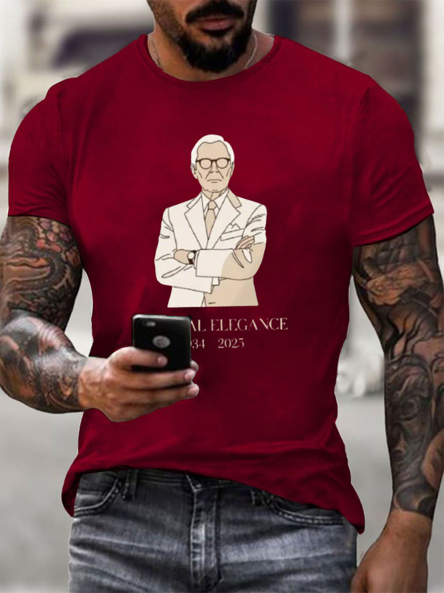 Men's Eternal Elegance In Loving Memory Fashion Legend T-shirt