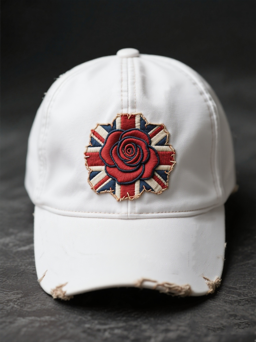 Unisex British Rose Printed Hat