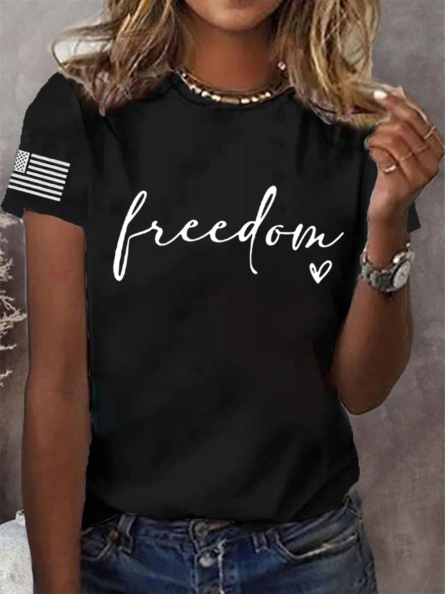 Women's Freedom Charlie Kirk Tee