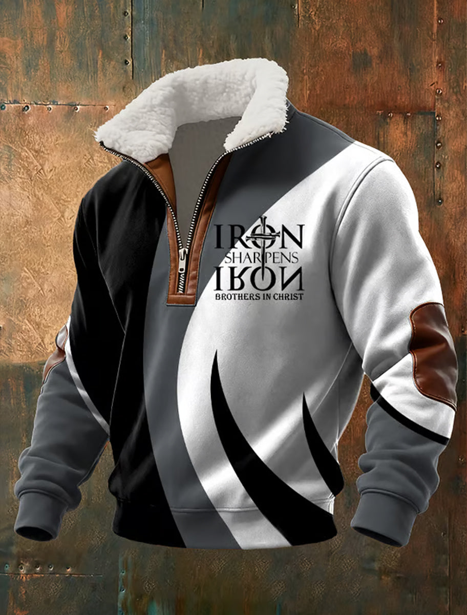 Men's Vintage Art Faith Casual Sweatshirt