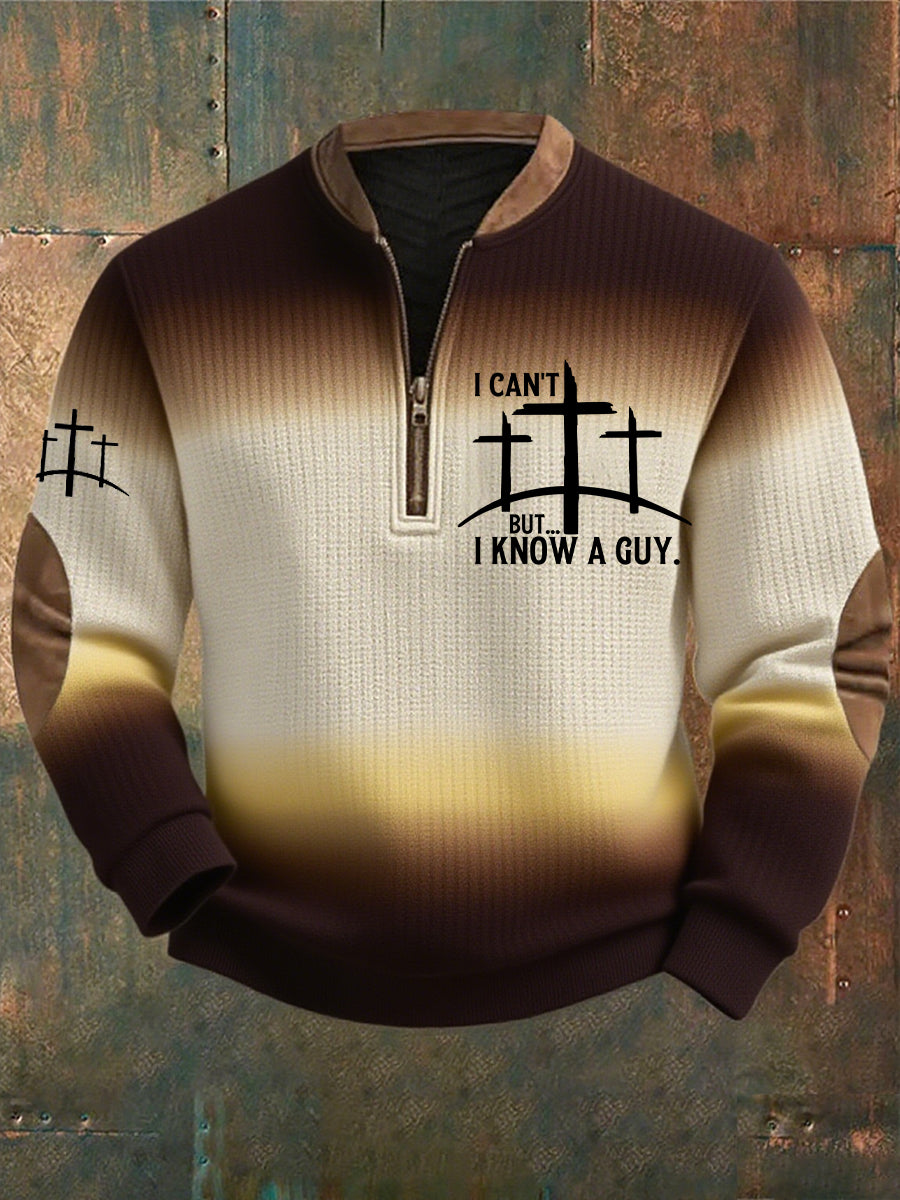 Men's Vintage Art Faith Casual Sweatshirt