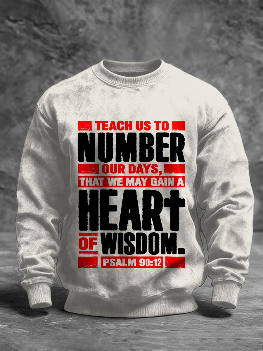 Retro Faith Style Casual Sweatshirt