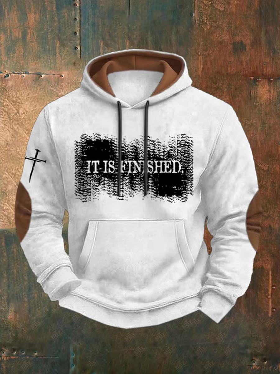 Men's Retro Artistic Casual Hooded Sweatshirt