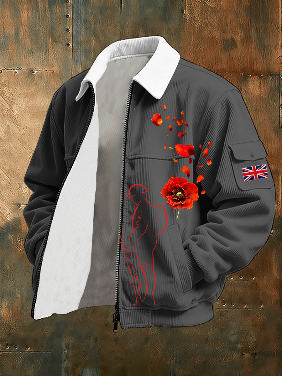 Men's Remembrance Day Lest We Forget Jacket