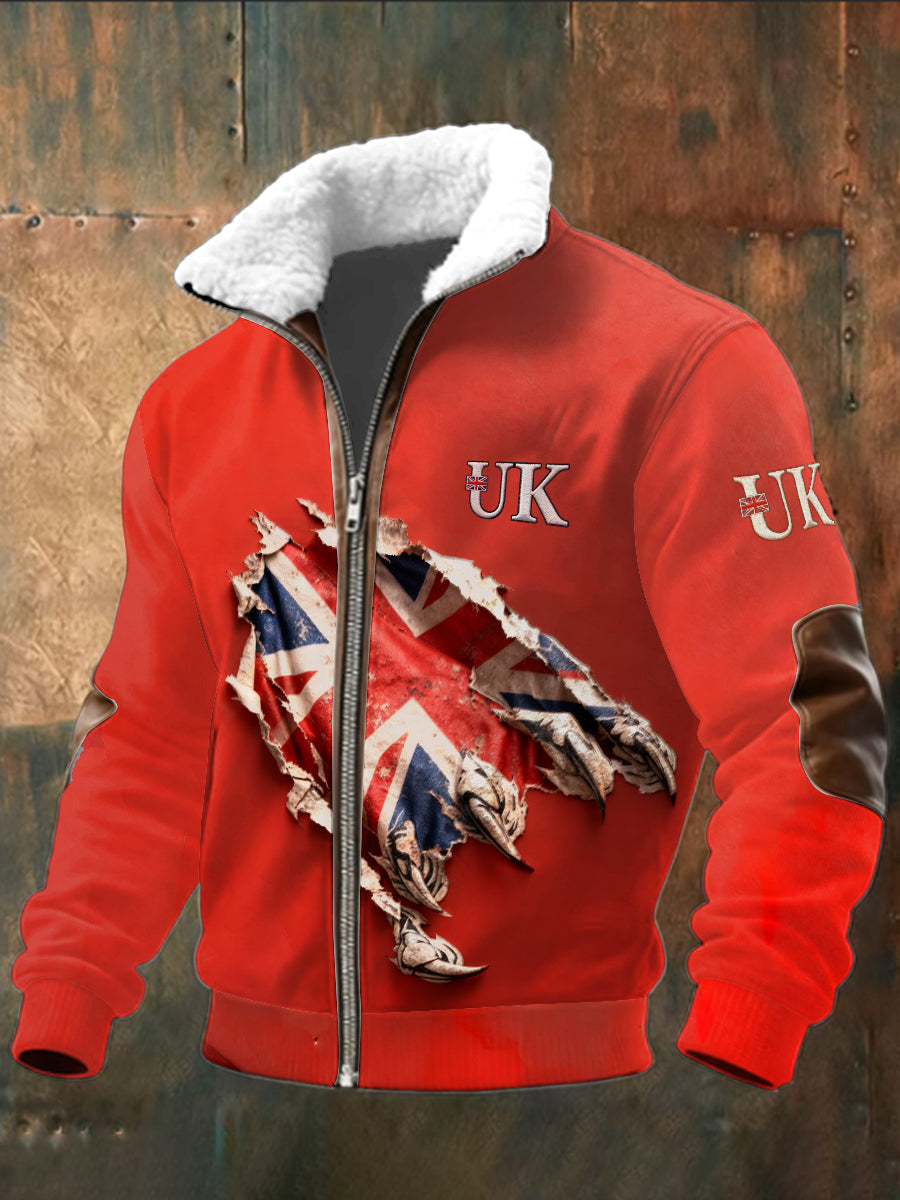 Men's Union Jack Red Jacket