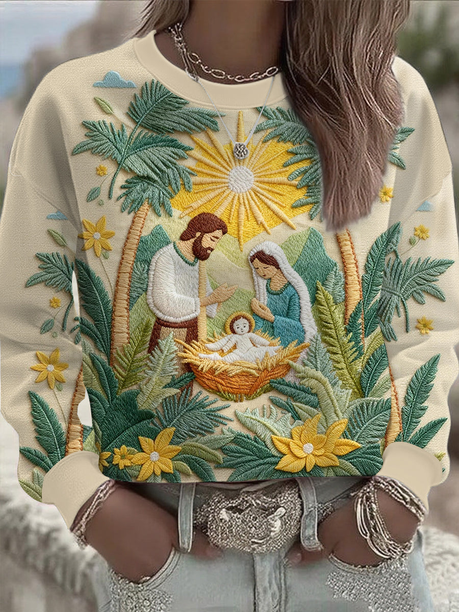 Women's Nativity Regular Sweatshirt