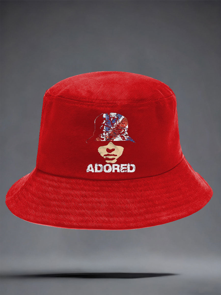 Unisex Adored Lemon Roses Music Lover Printed Hat