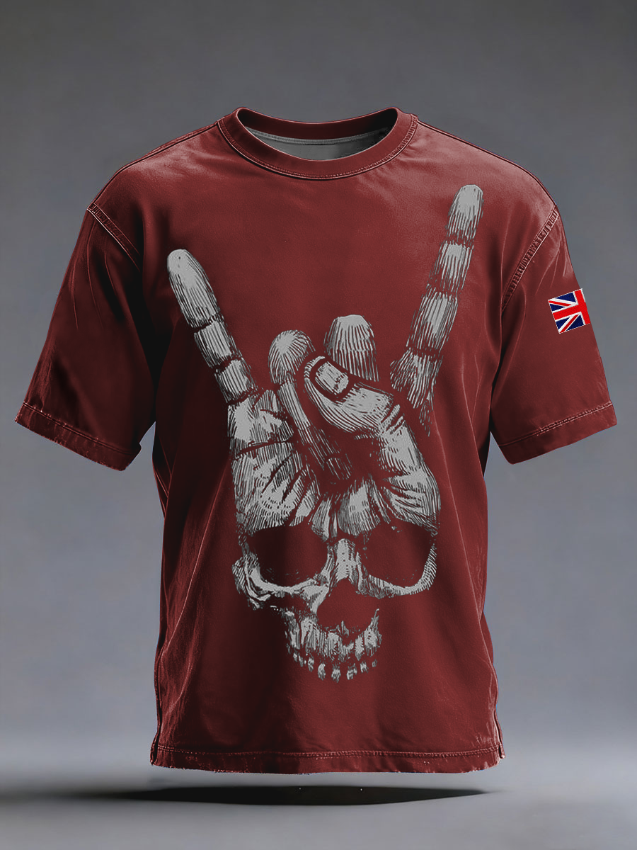 Men's Skull Short Sleeves T-shirt