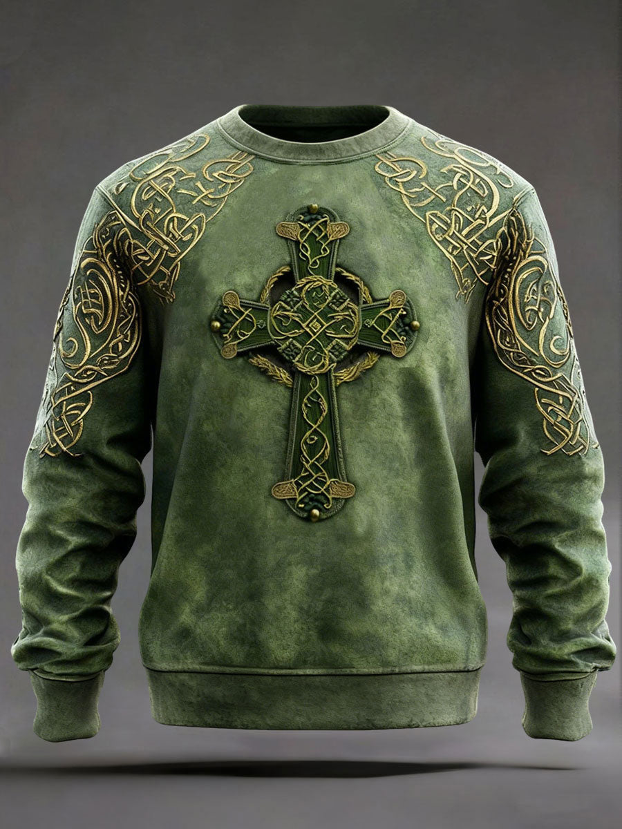 Men's St. Patrick's Day Printed Casual Sweatshirt