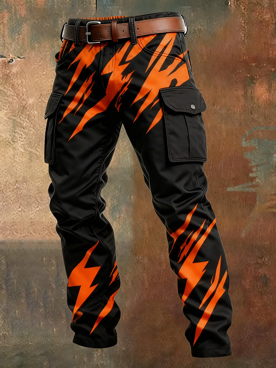 Men's Retro Business Style Casual Work Trousers