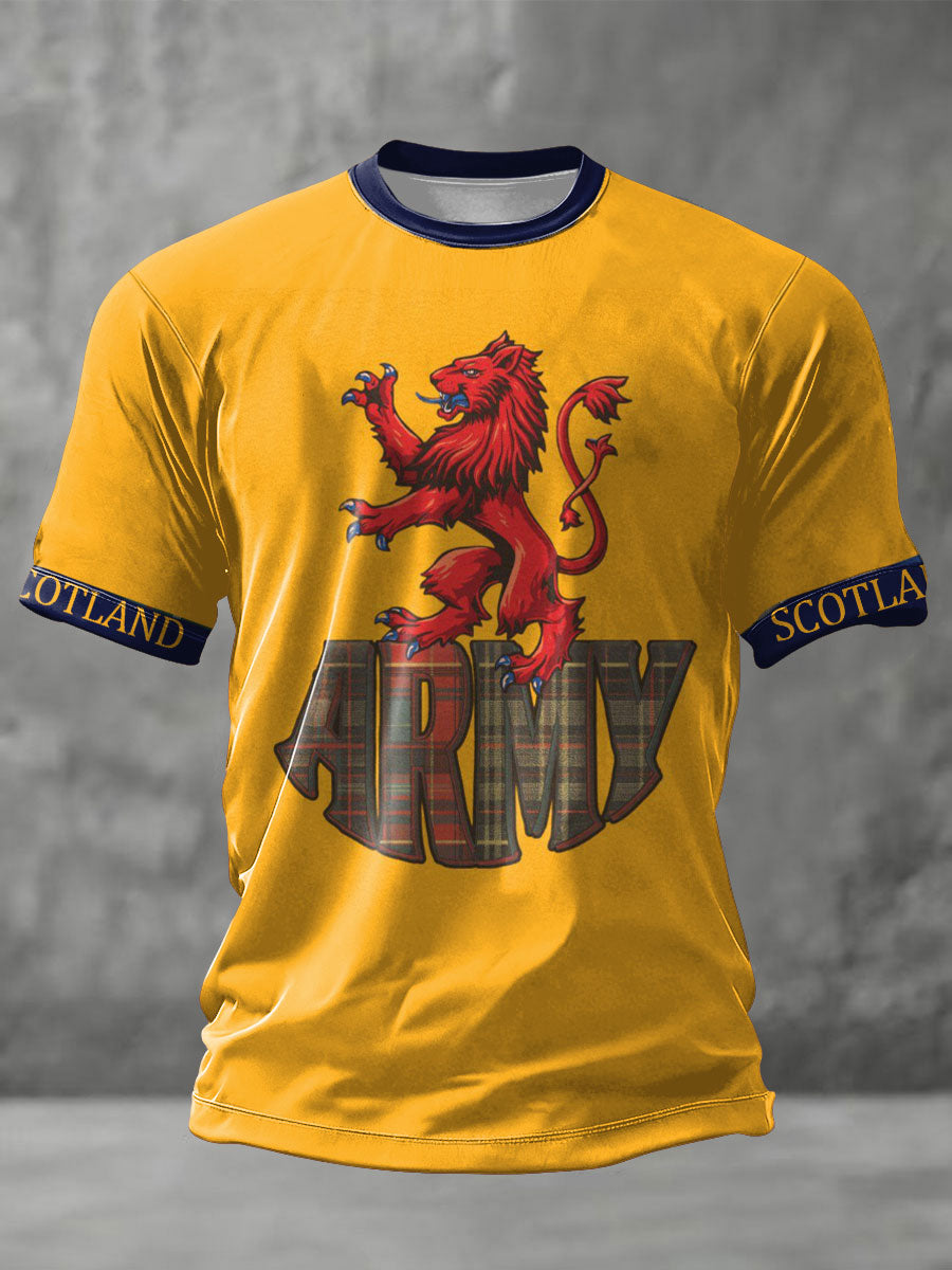 Unisex Scotland Football Lover Printed T-shirt