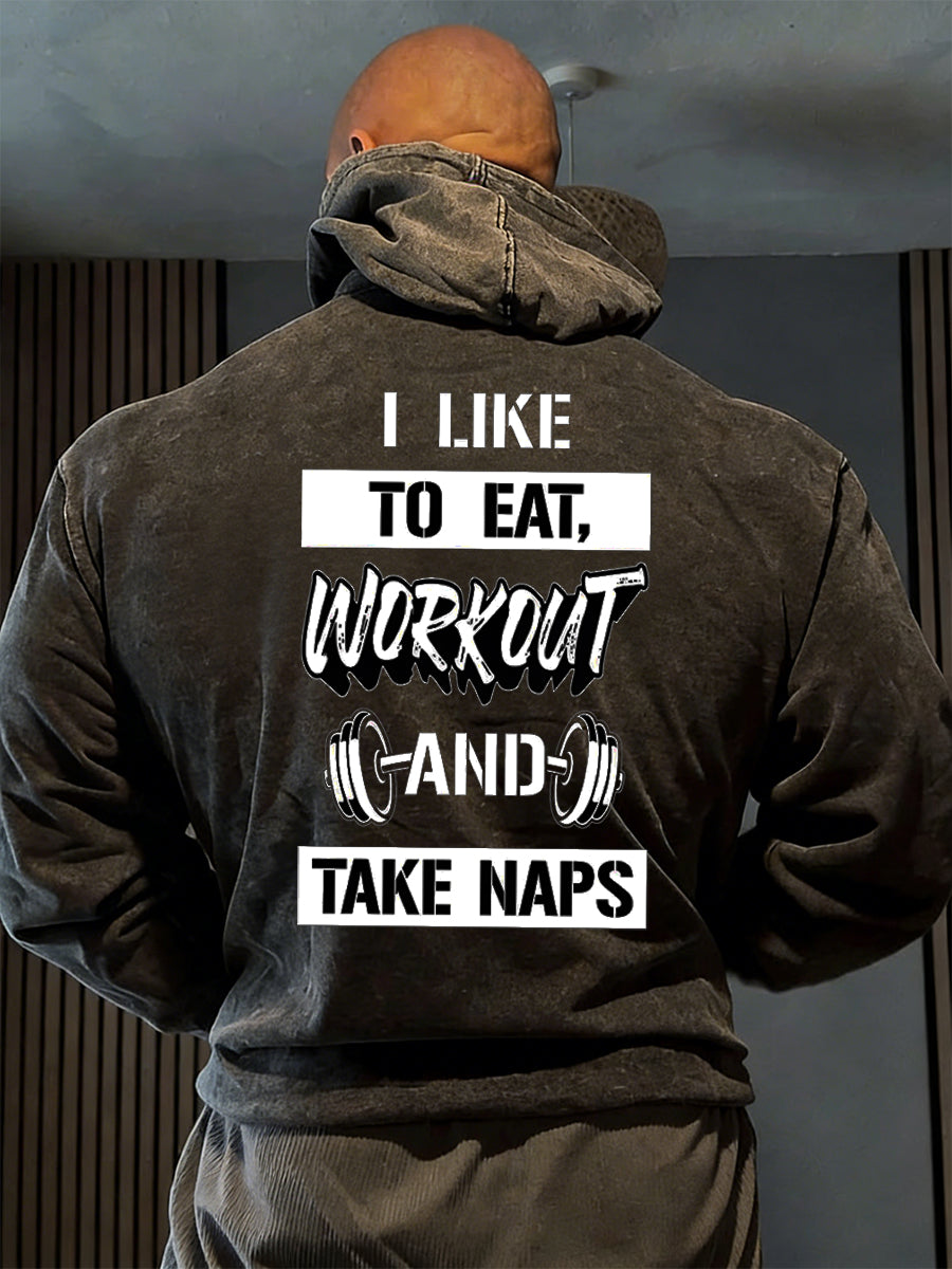 Men's Irish Pat O'Dwyer Fitness Print Hooded Sweatshirt