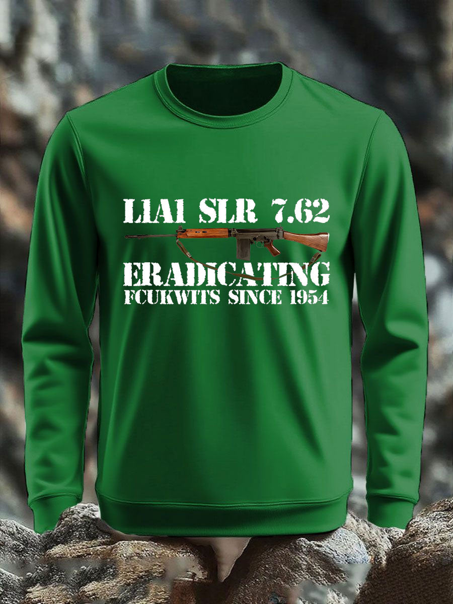 Men's SLR Gun L1AL 7.62 Printed sweater