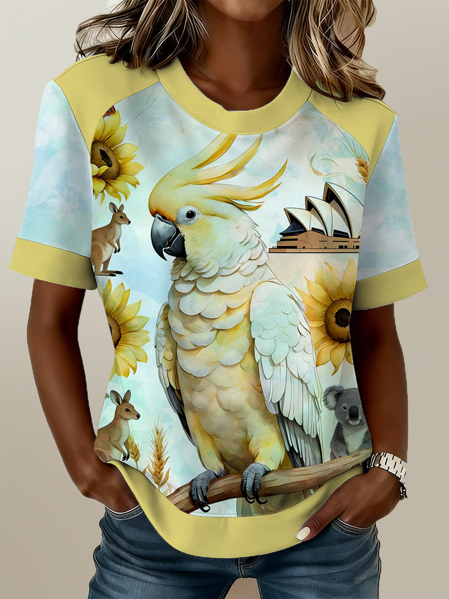 Women's Australian Day Print T-Shirt