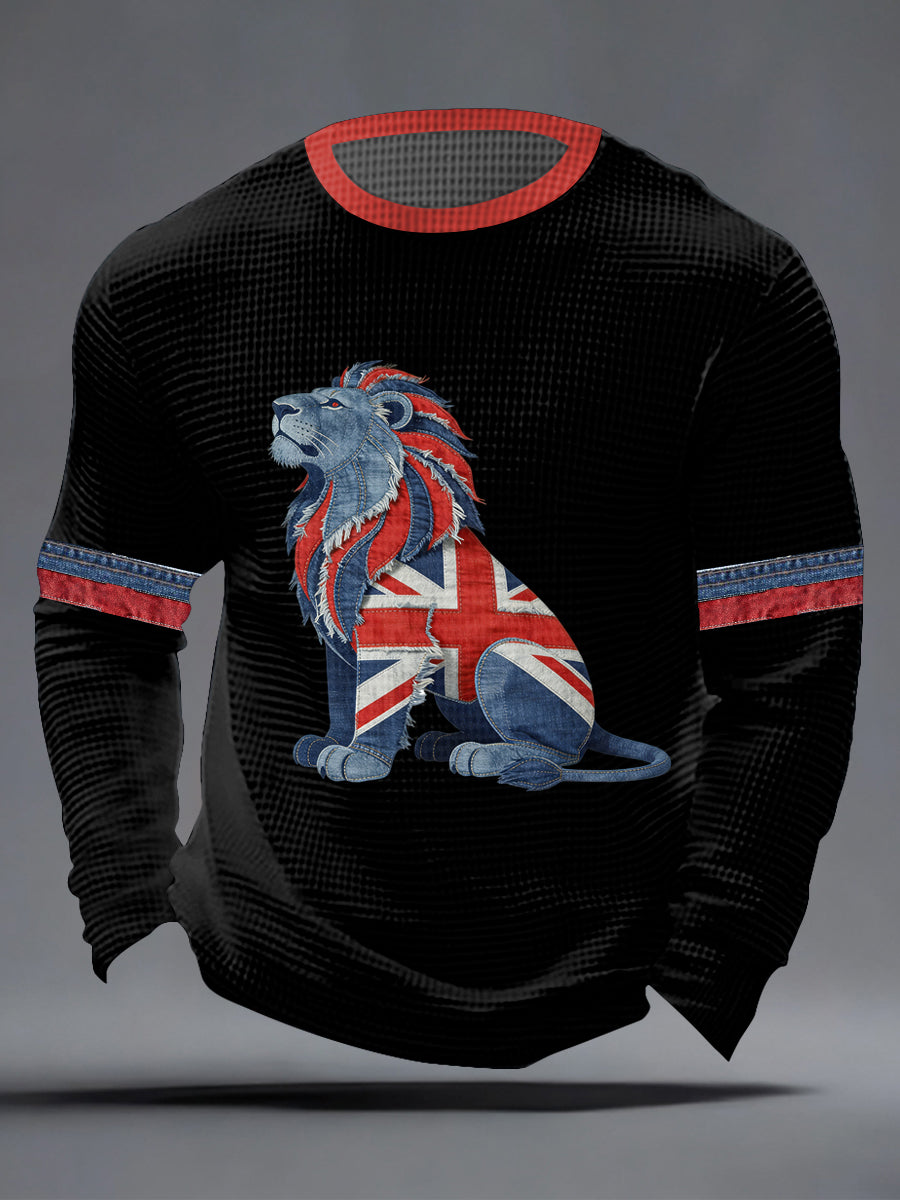 Men's British Style Waffle Top