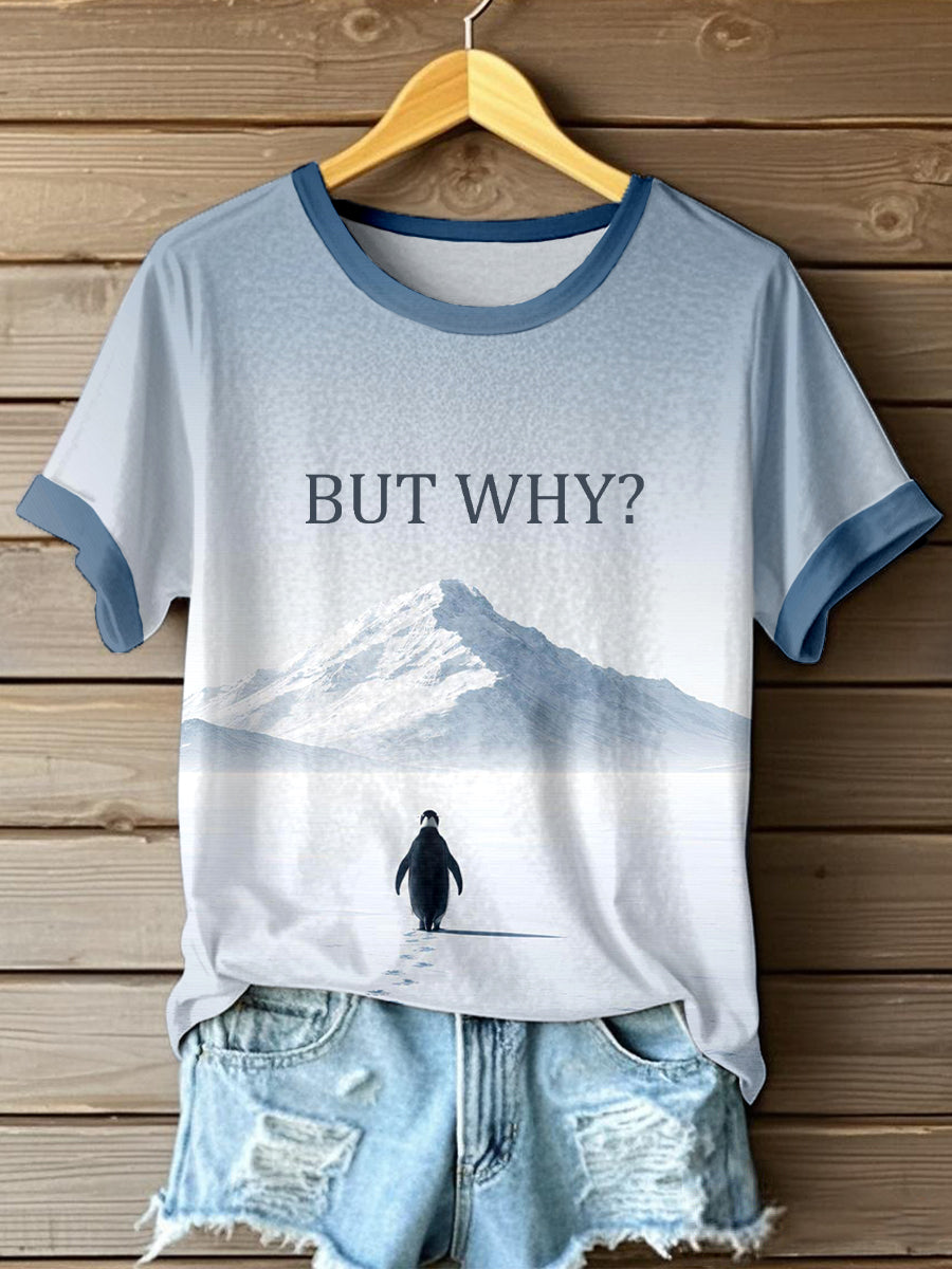 Women's Nihilist Penguin Art Print T-Shirt