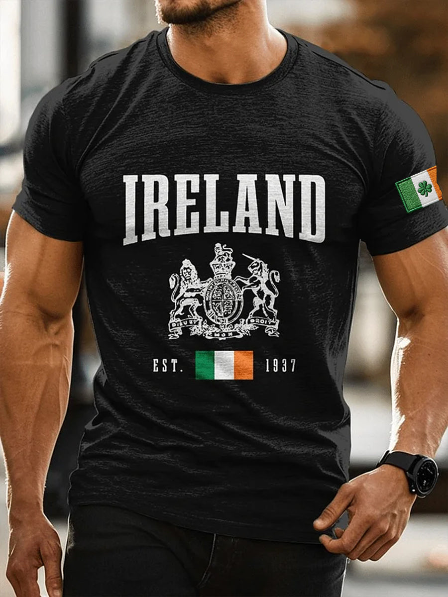 Men's St. Patrick's Day Printed T-shirt