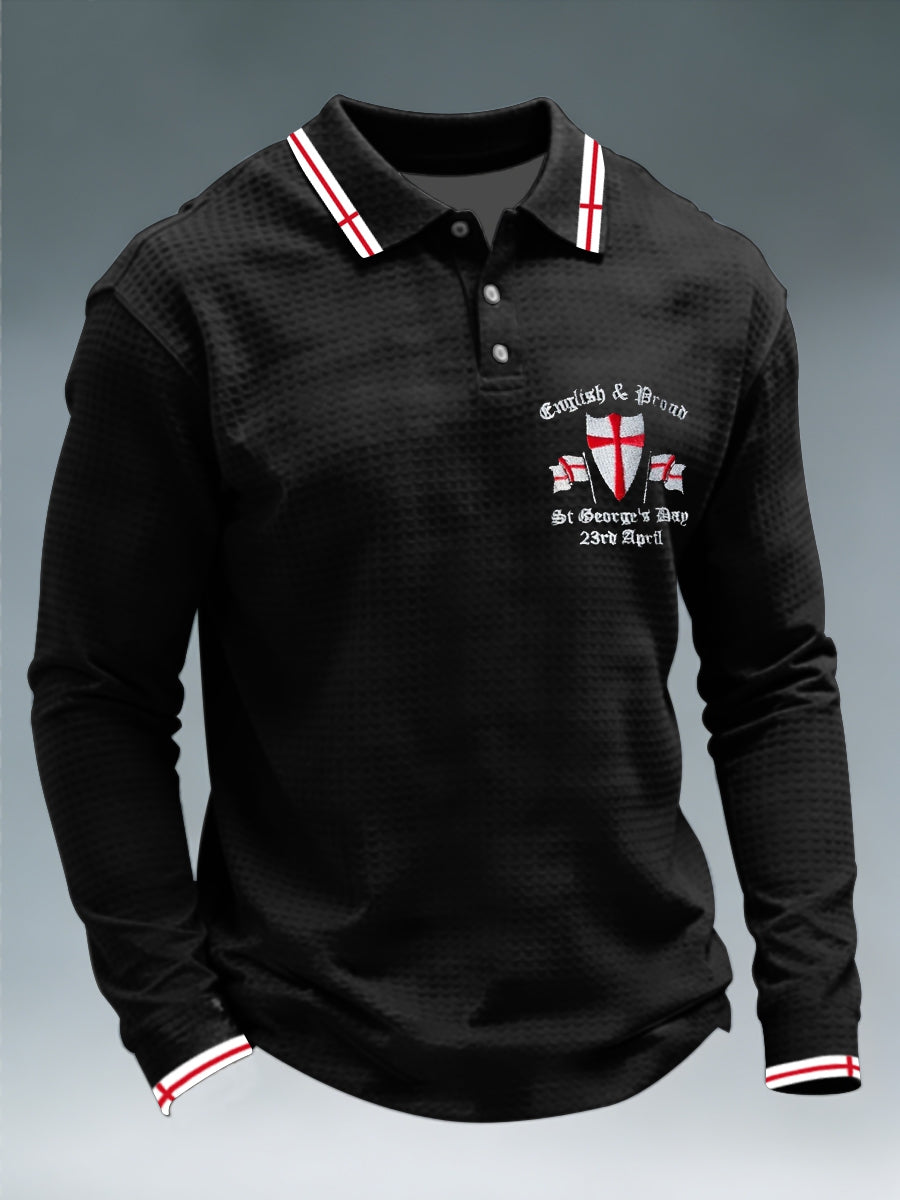 Men's St George's Day long sleeve shirt