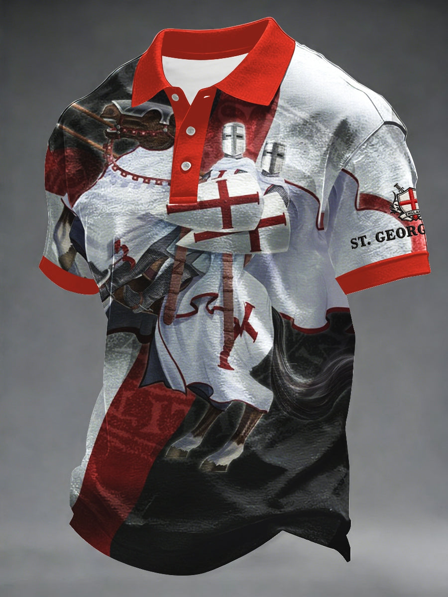 Men's St George's Day polo shirt