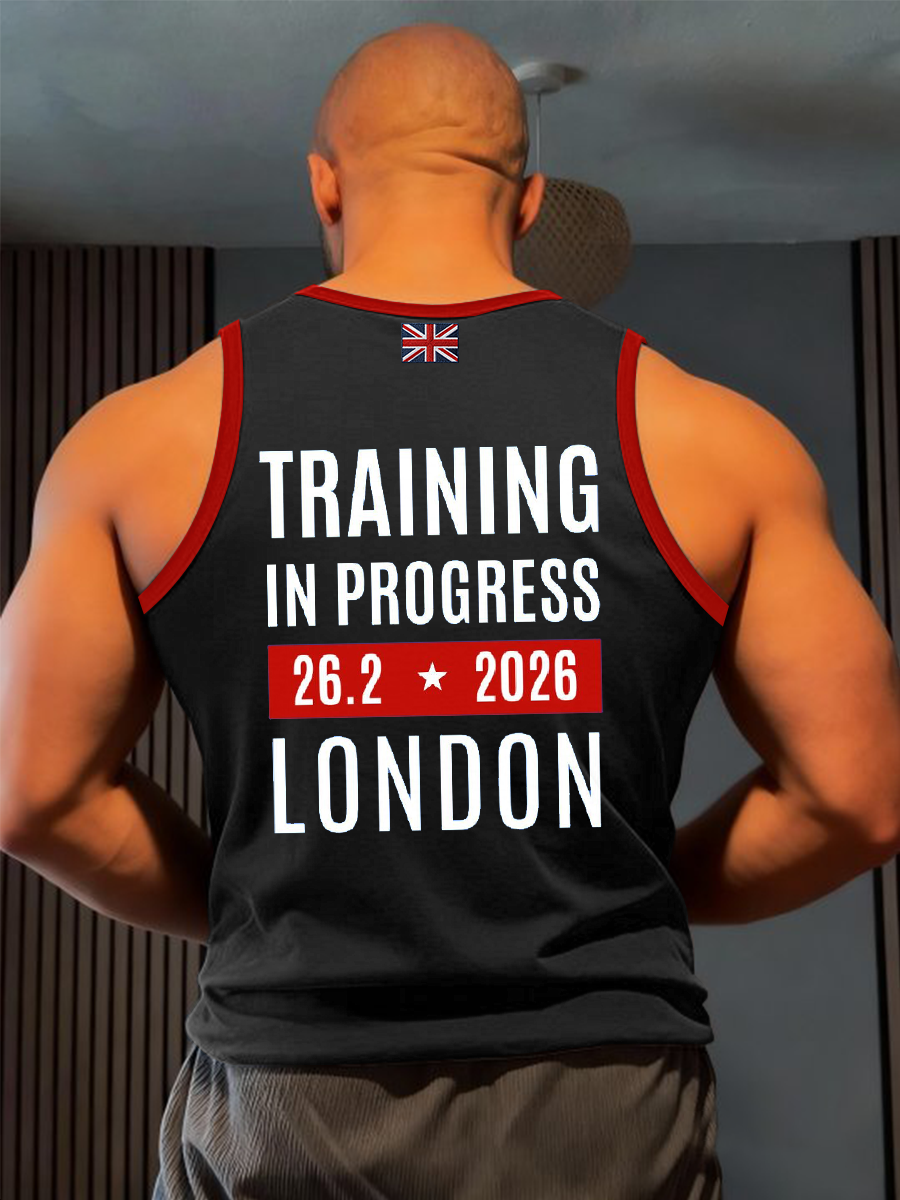 Men' s Training In Progress London Marathon Vests