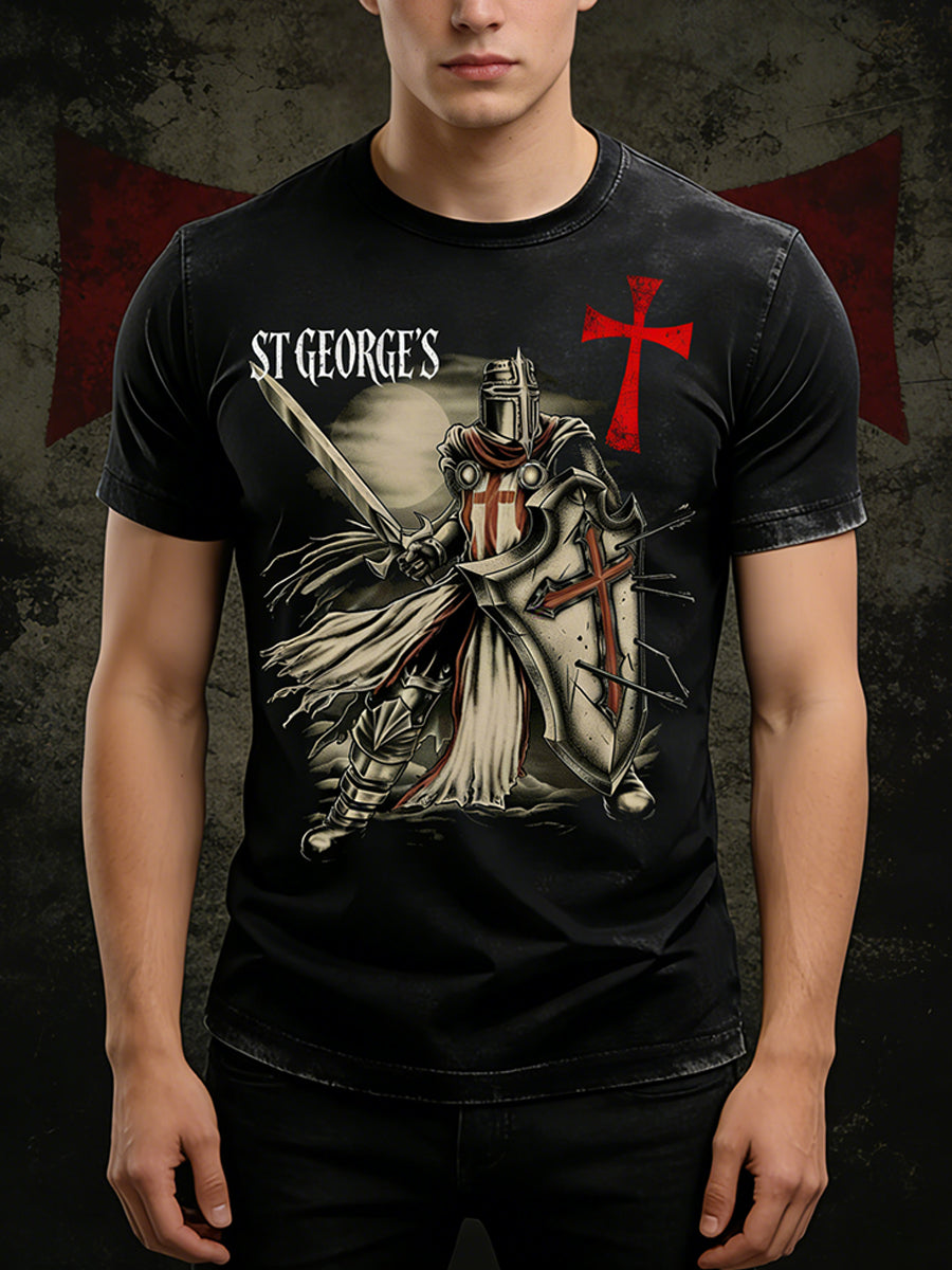 Men's St. George's Day Printed T-Shirt