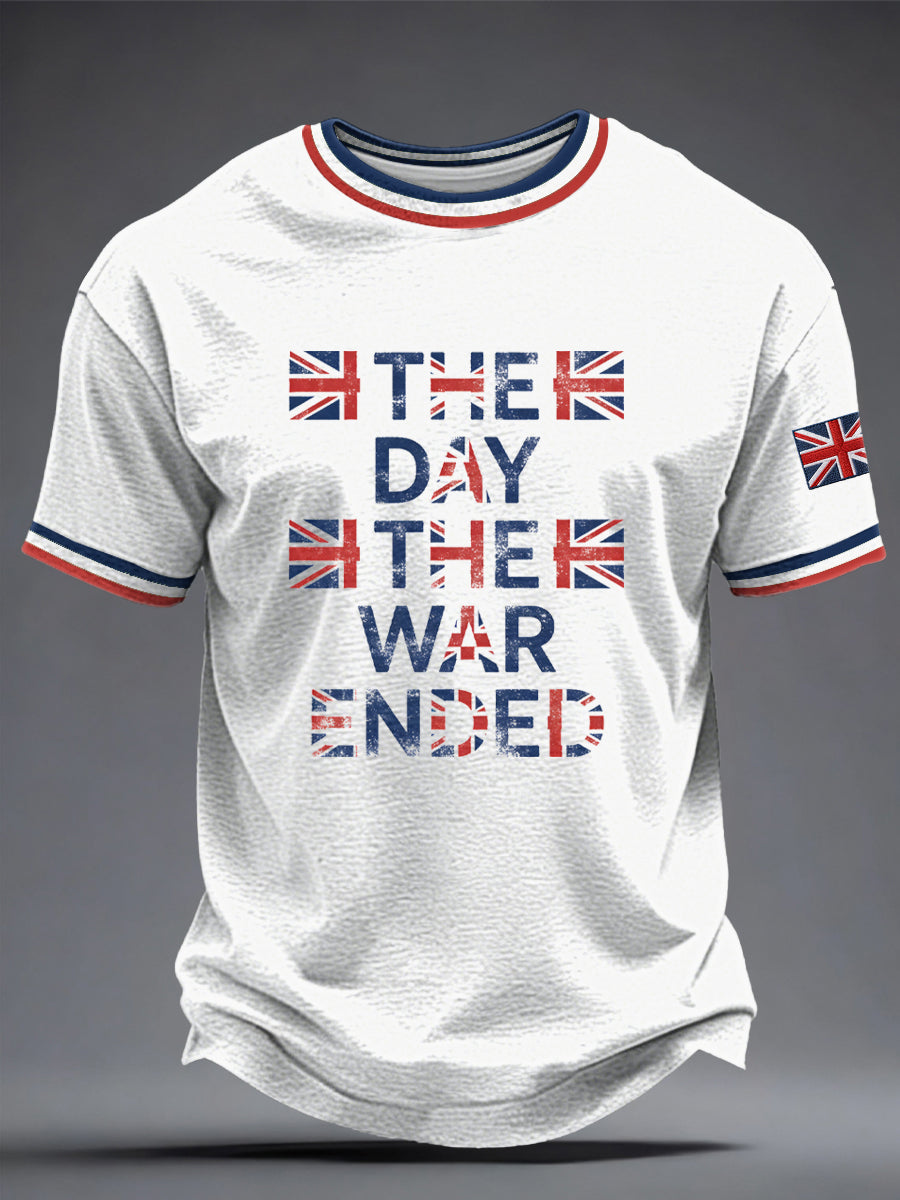 Men's The Day the War Ended Printed T-shirt