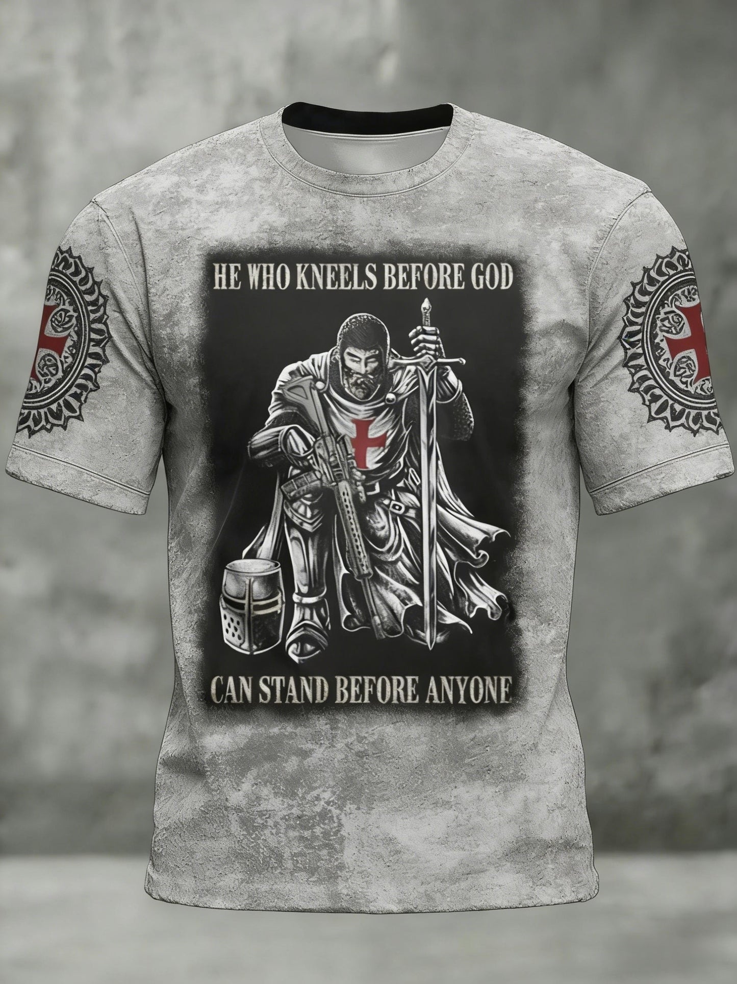 Retro St George's Day Casual Short-Sleeve T-Shirt